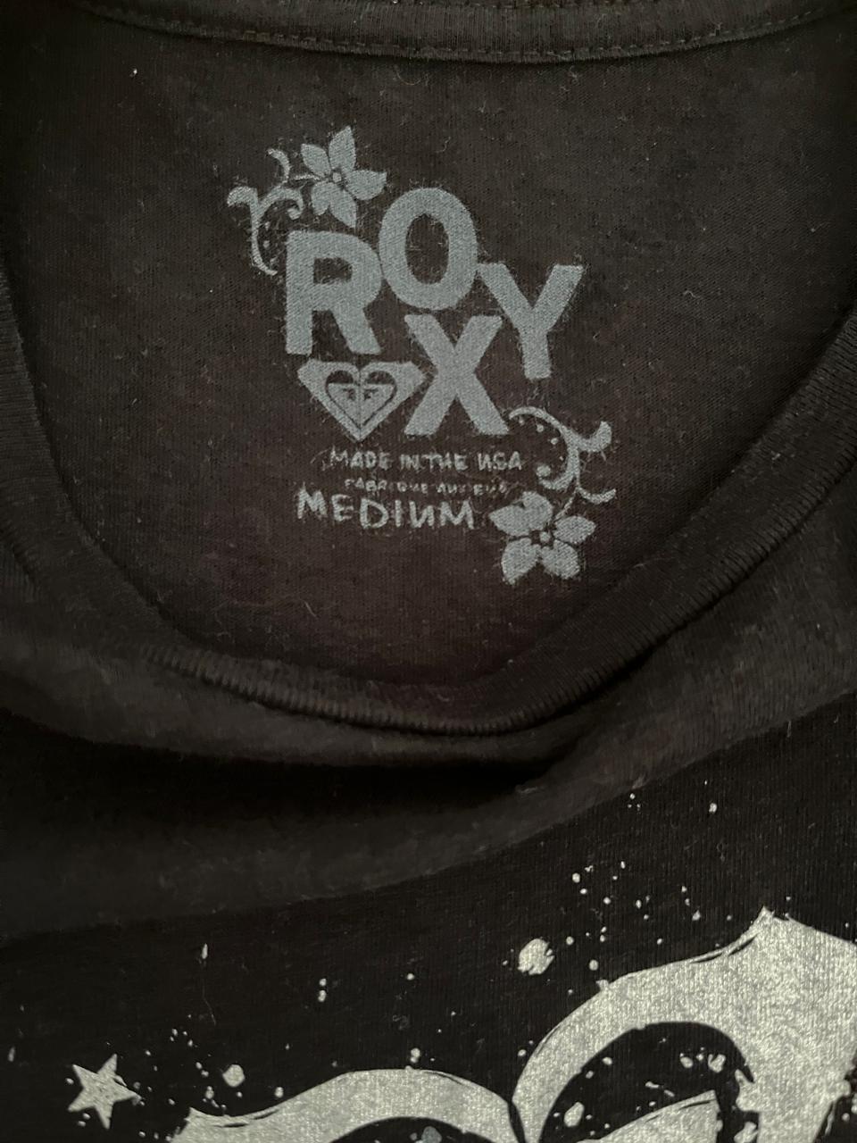 Roxy Women’s Black Short Sleeve Established 1970