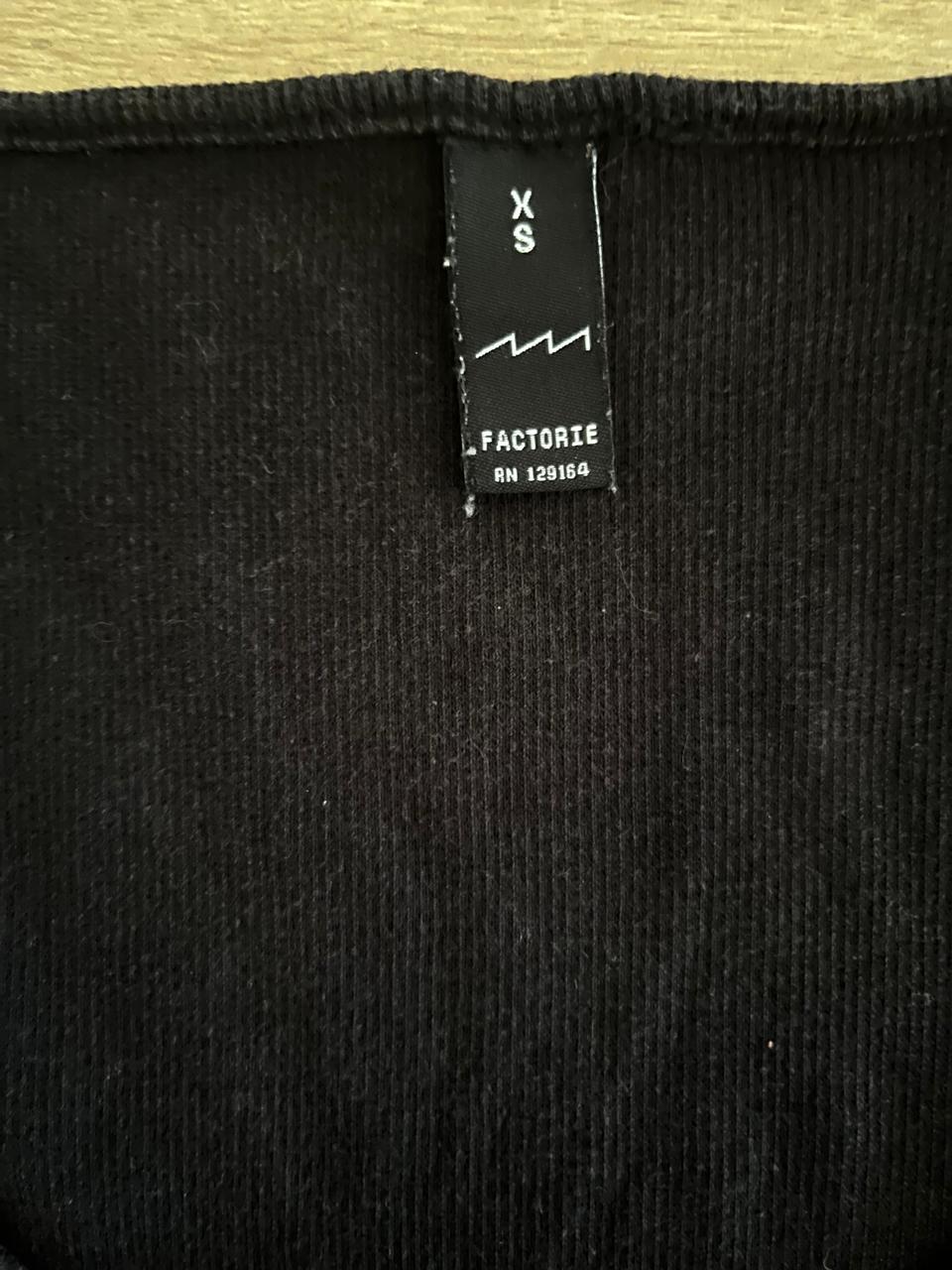 Quarter Button Black Women's Tshirt