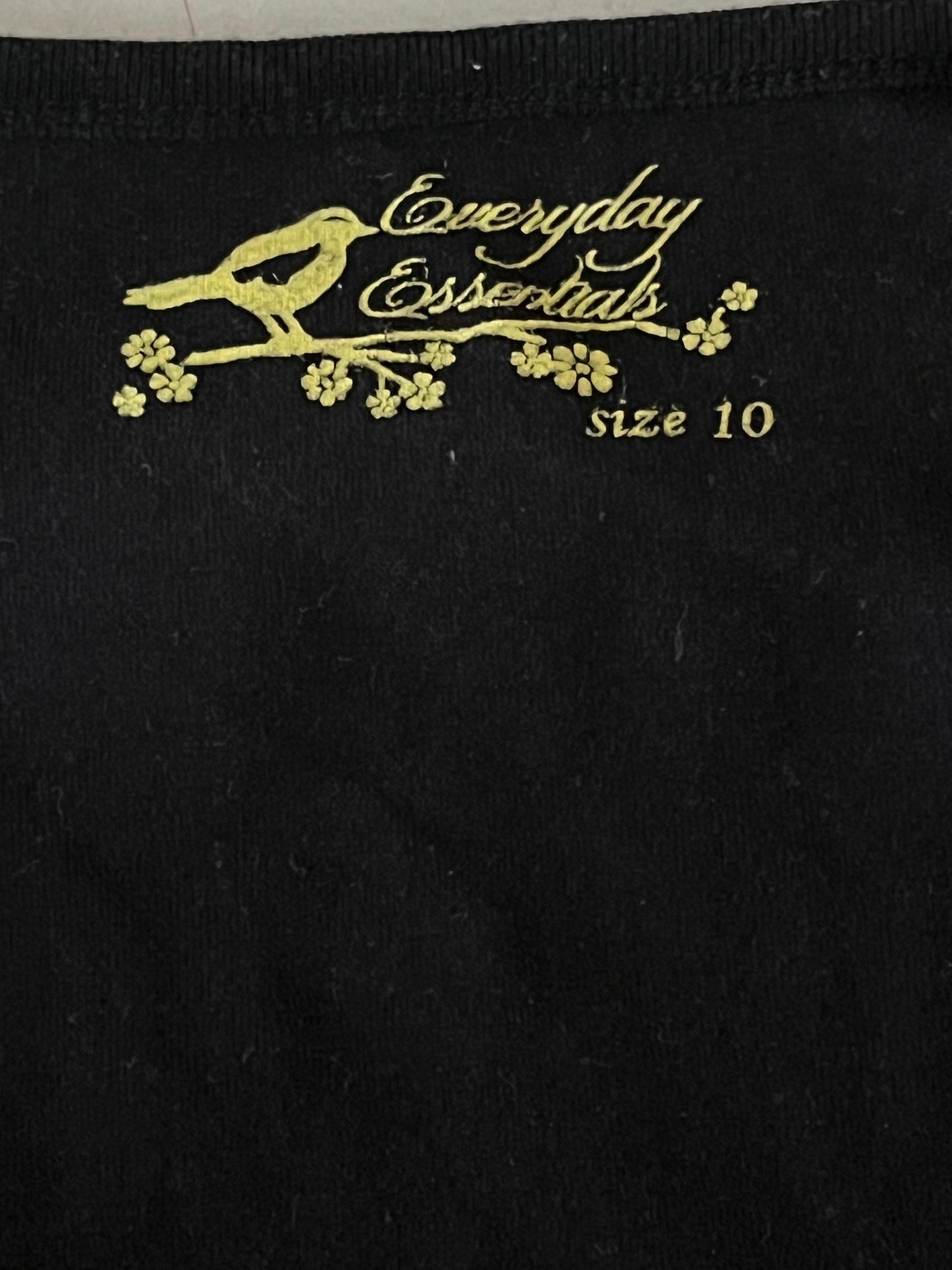 Everday Essentials Women’s Black Tank Top