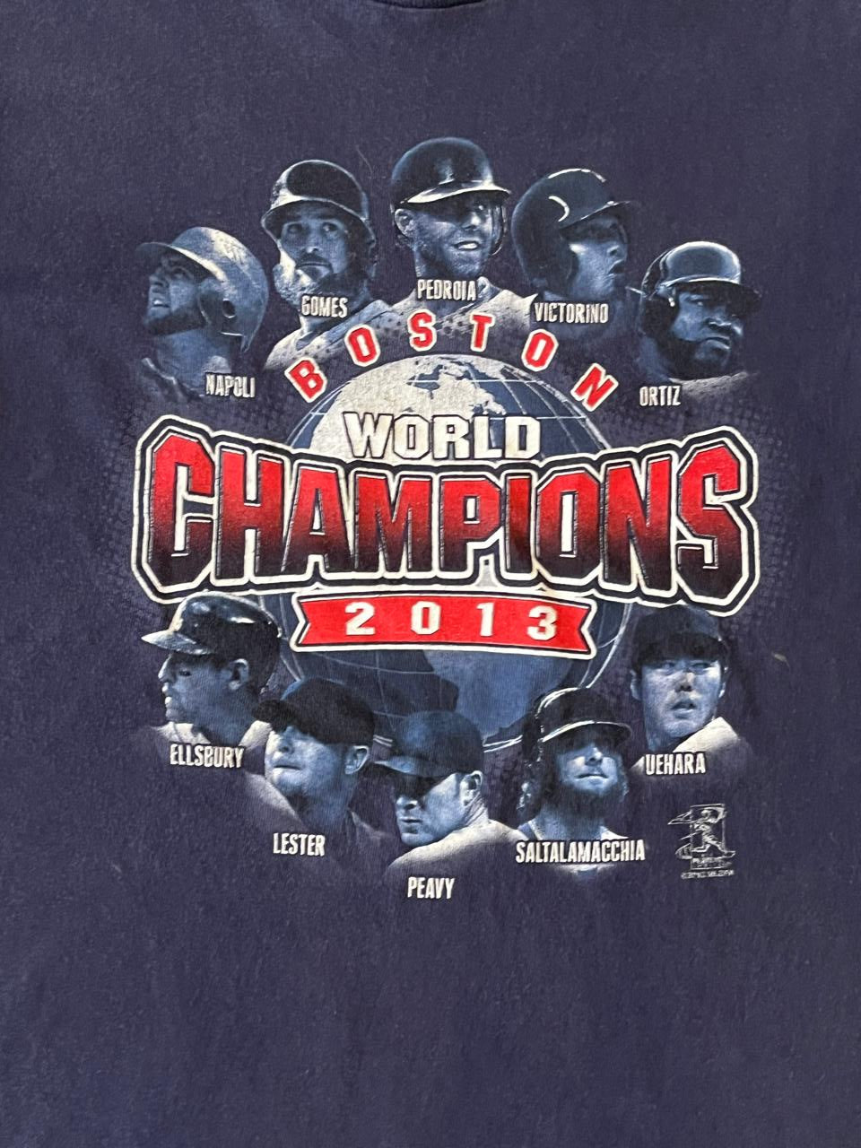 Boston World Champions 2013 Blue Men's Tee