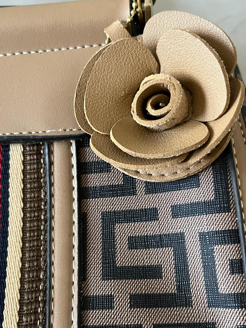 Versace Pattern Women's Brown Purse
