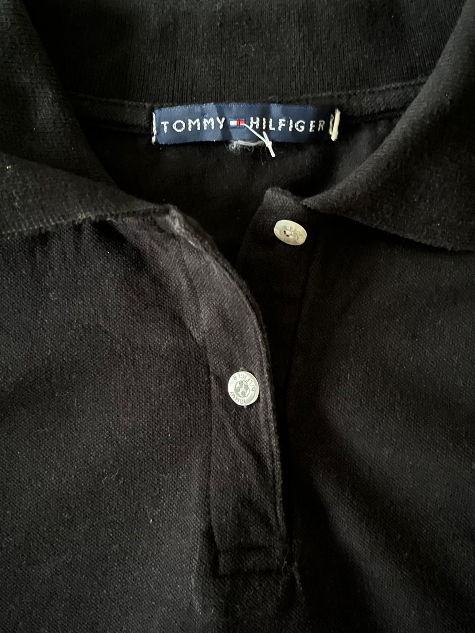 Tommy Hilfiger Black Polo Tee