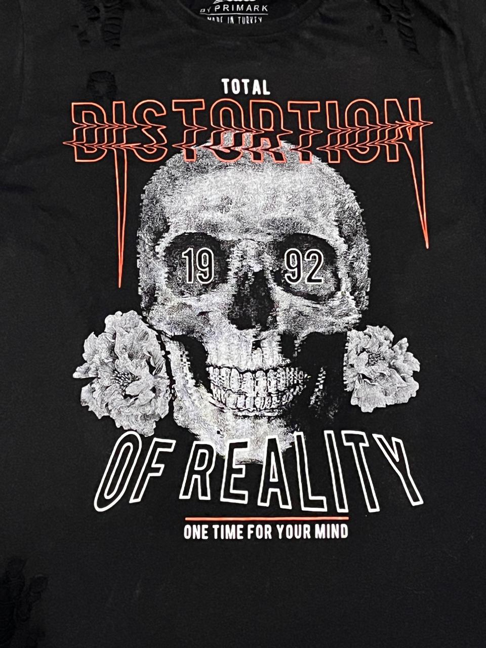 Total Distortion Of Reality Black Tee