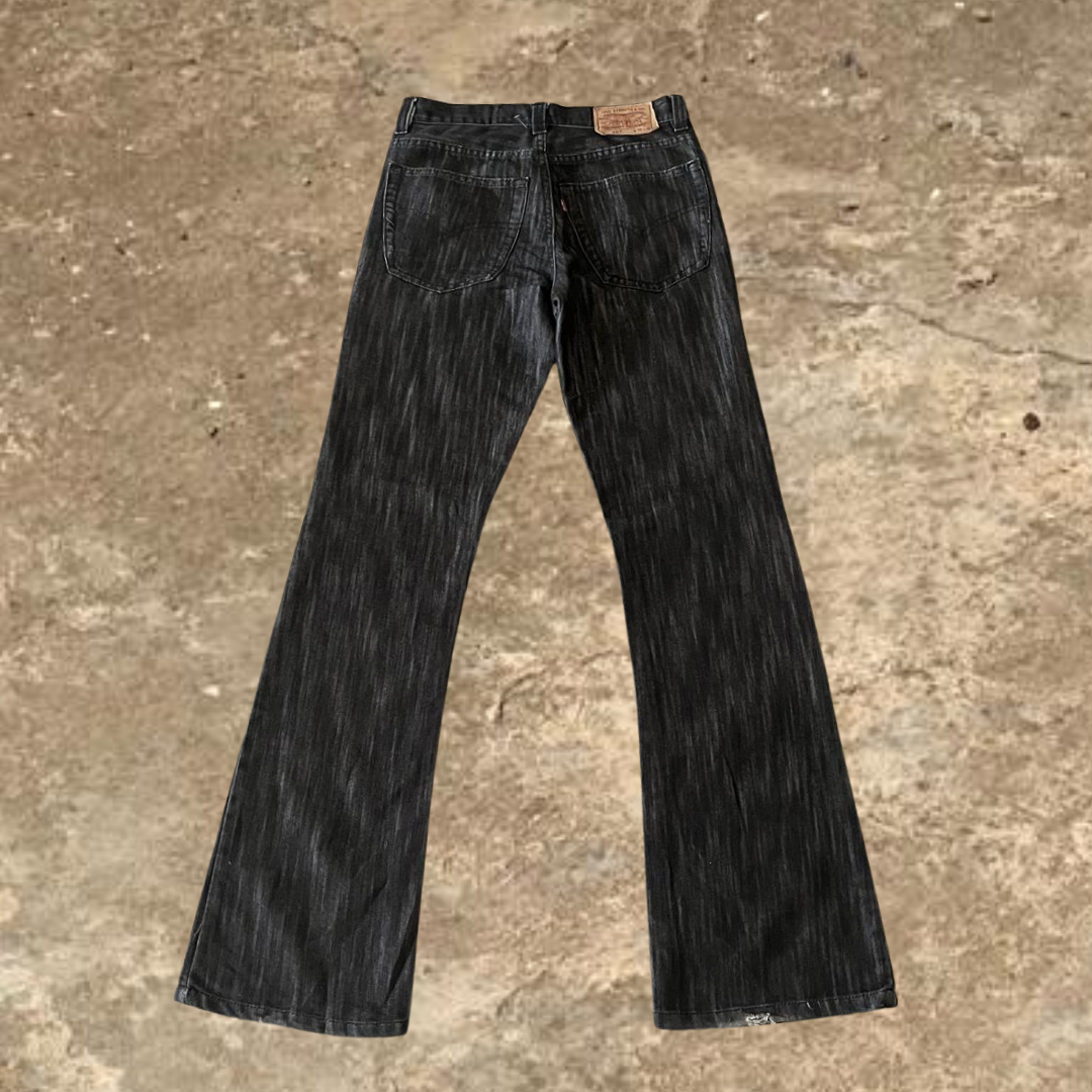 Levis Straight Leg Dark Grey Jeans