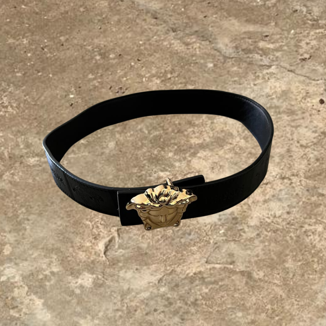 Versace La Medusa leather belt