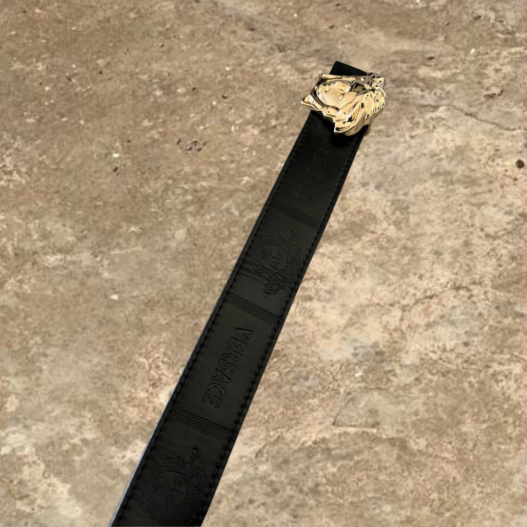 Versace La Medusa leather belt