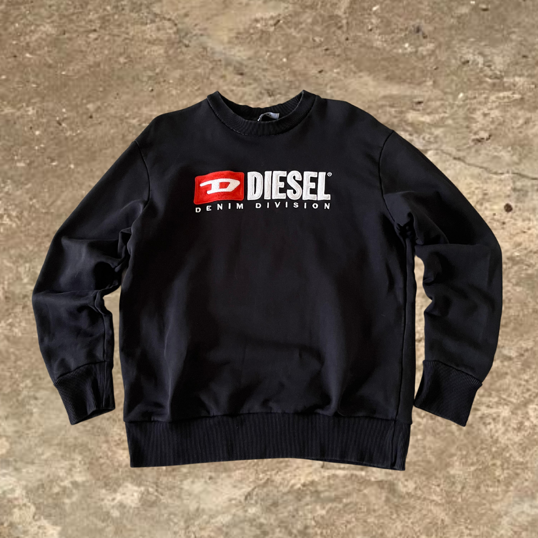 Diesel Denim Division Black Sweatshirt