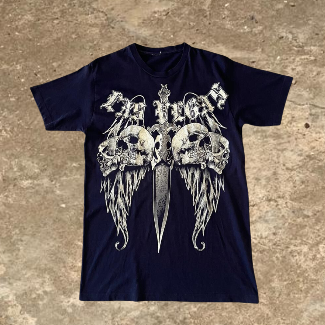 Las Vegas Skull design Tee