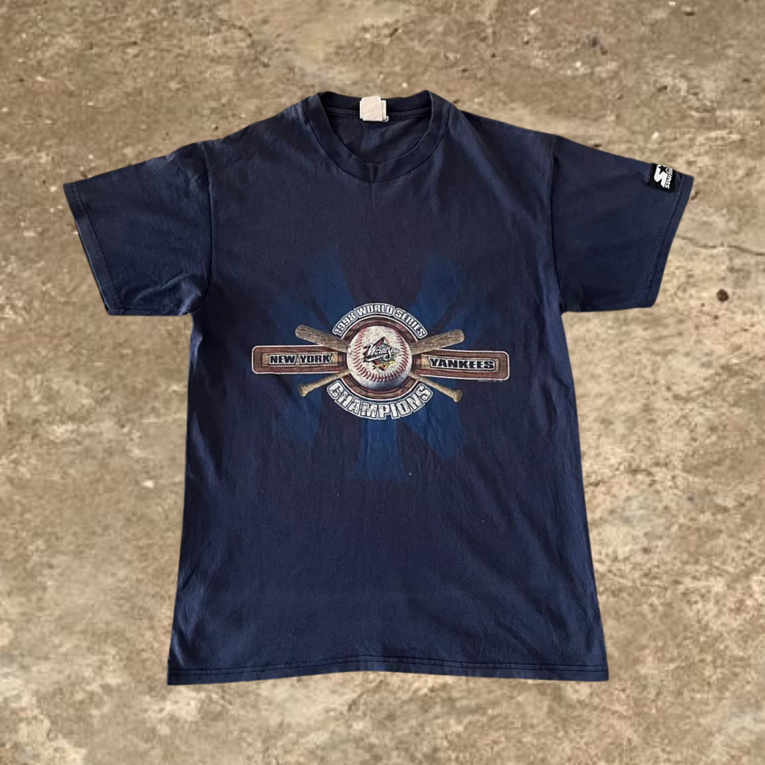 Vintage 1998 Starter New York Yankees World Series Champions Shirt Sz XLarge