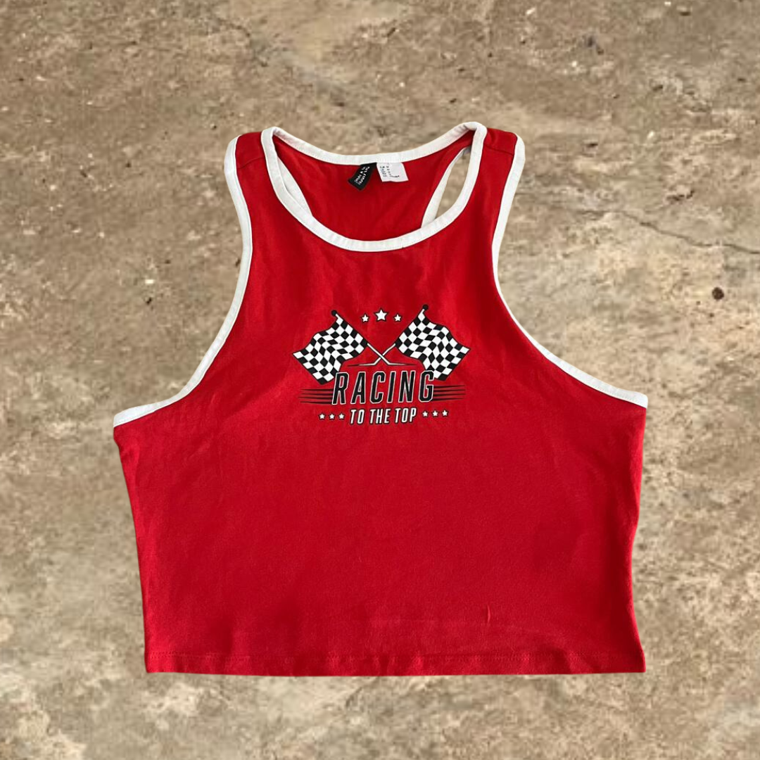 H&M Racing To The Top Women’s Red Crop Top