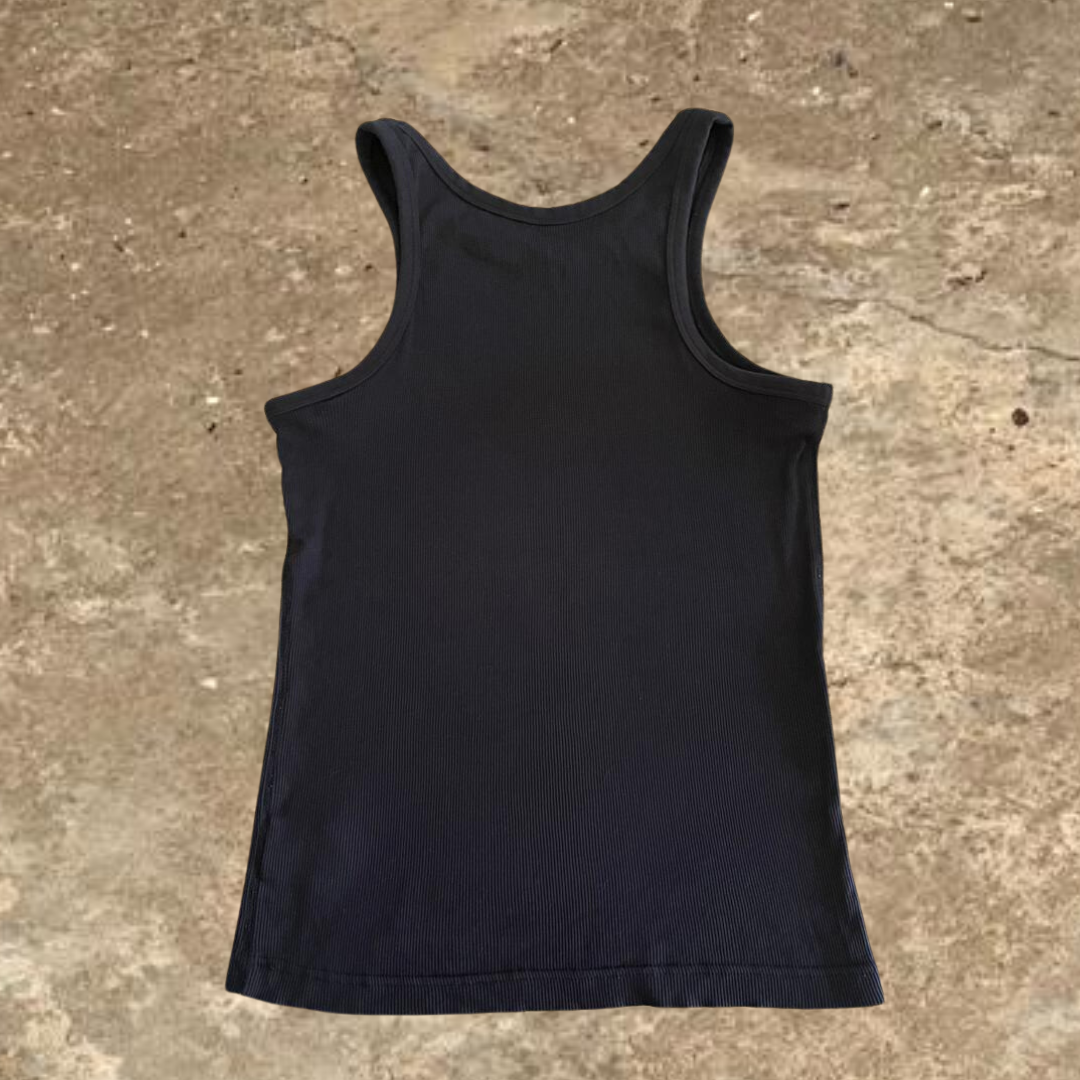 Roosters Fight E-Bound Denim Industries Black Tank Top