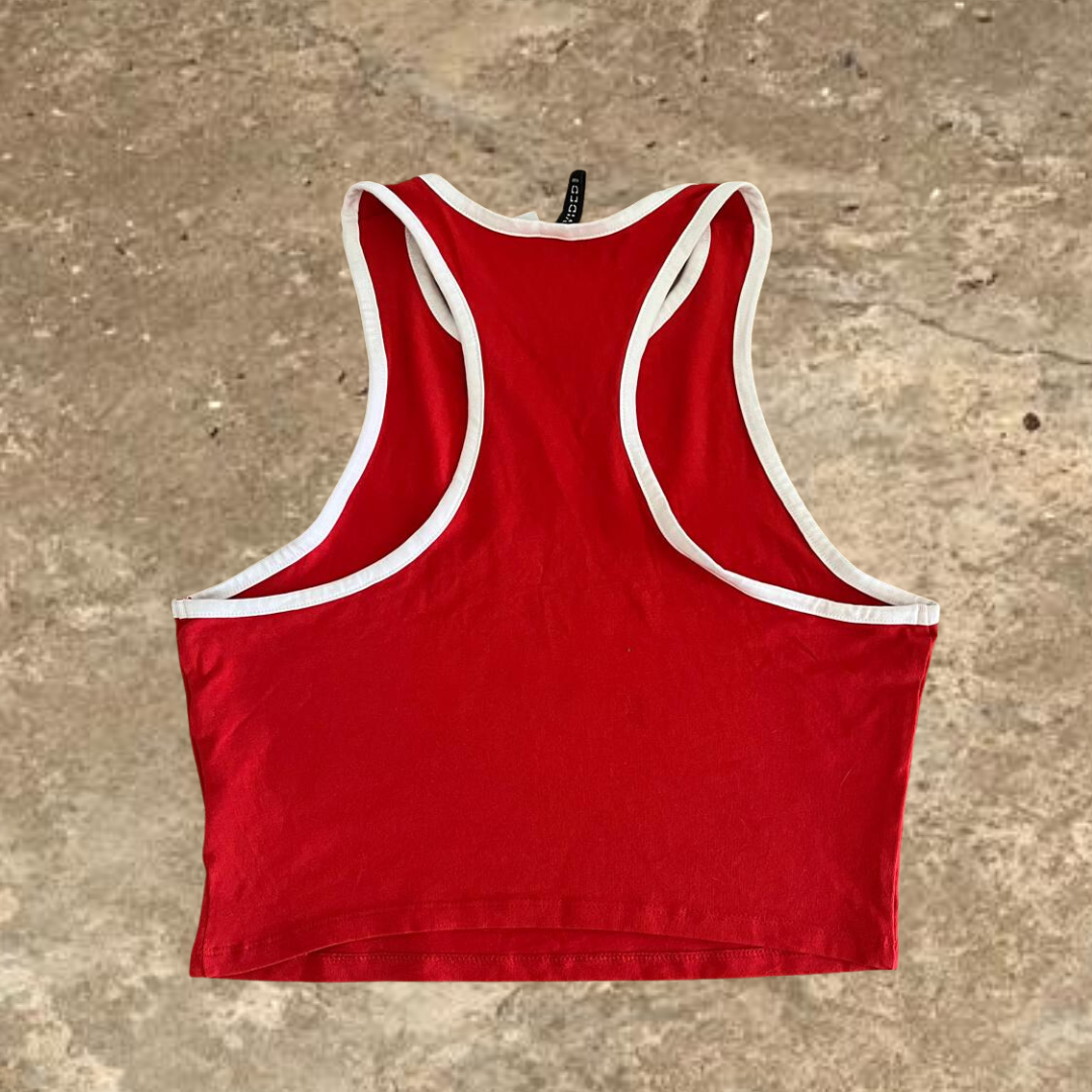 H&M Racing To The Top Women’s Red Crop Top