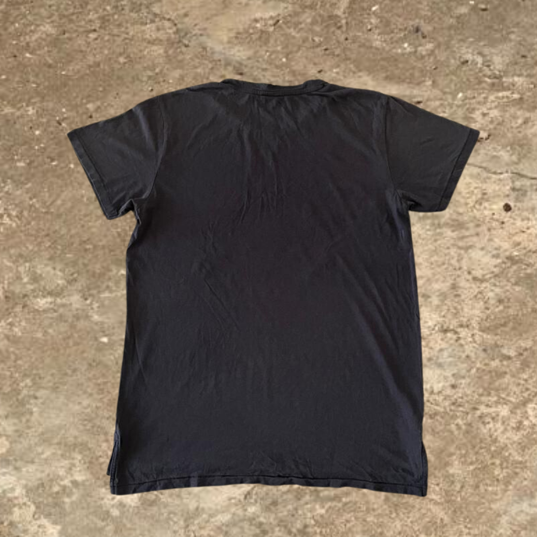 GHANDA T-shirt Black Eagle Graphic Lord of the Sky Surf Top Short Sleeve
