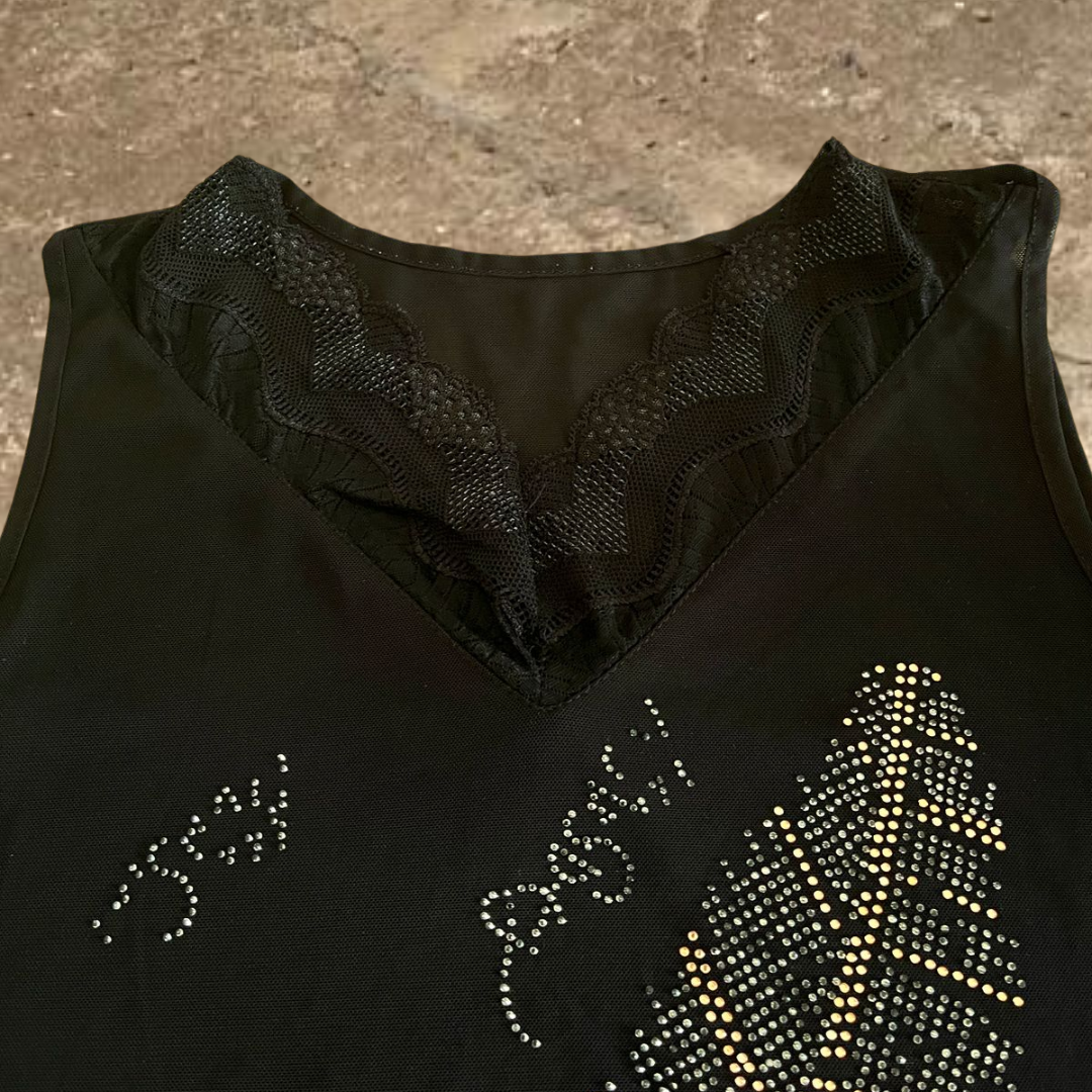 Y2k Black Women's Tank Top