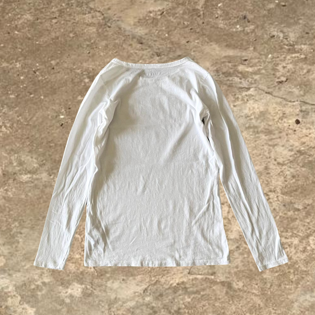 GUESS Long Sleeves Kids White Shirt