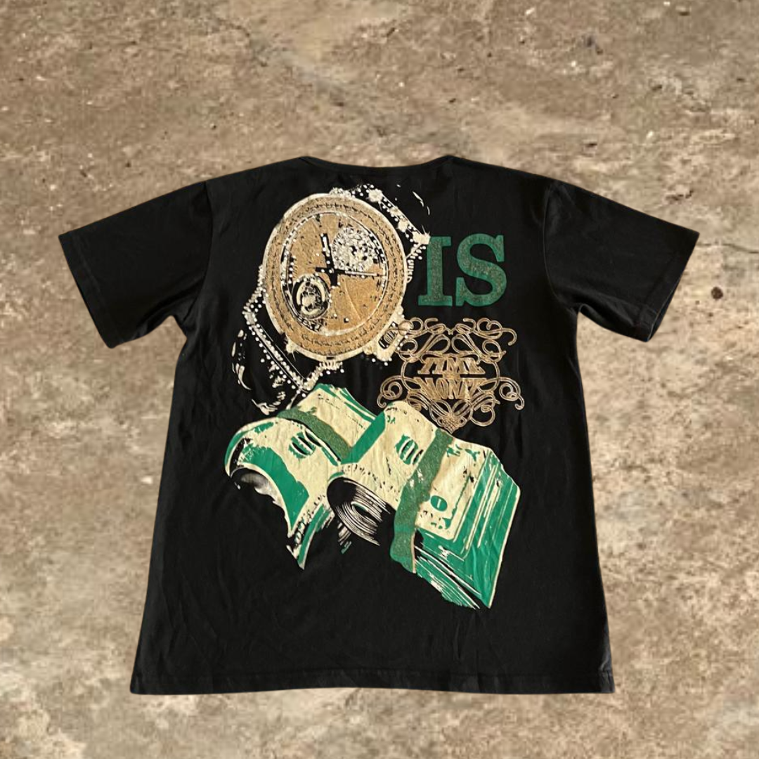 kinz Black Time Is Money Tee