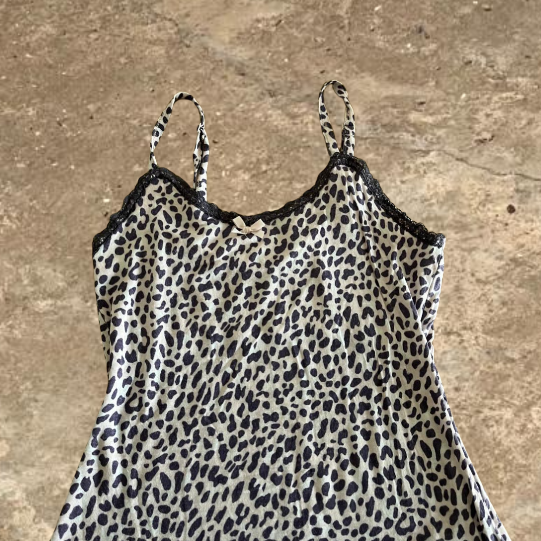 Love To Lounge Purple Leopard Print Sleeveless Top