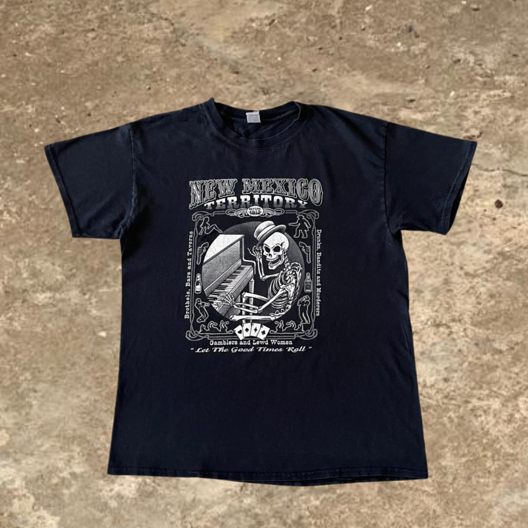 New Mexico Territory short Sleeve Men's Black Tee