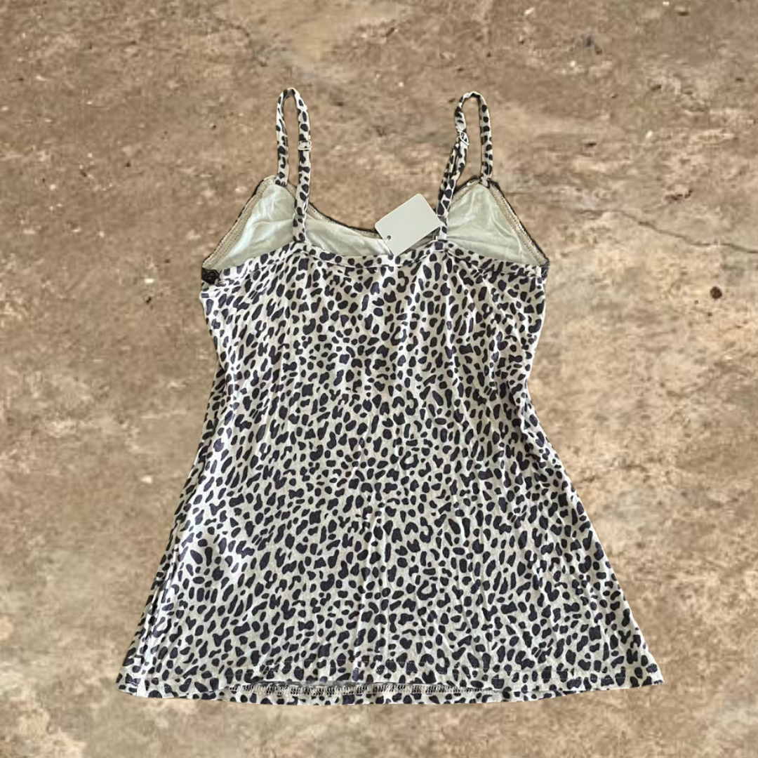 Love To Lounge Purple Leopard Print Sleeveless Top