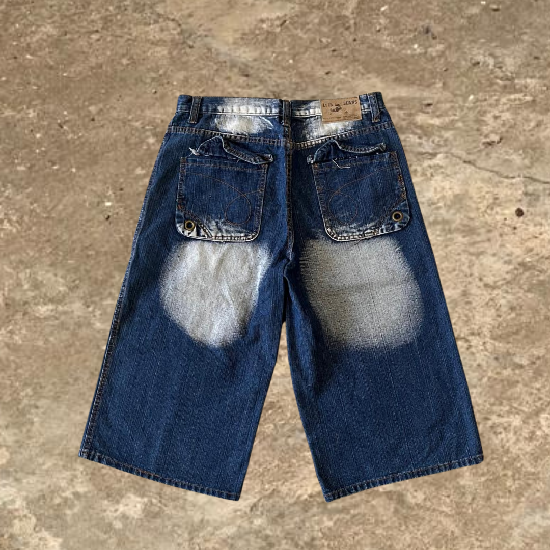 Lois Jeans Faded Denim Jorts