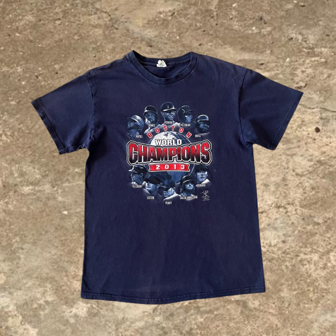 Boston World Champions 2013 Blue Men's Tee
