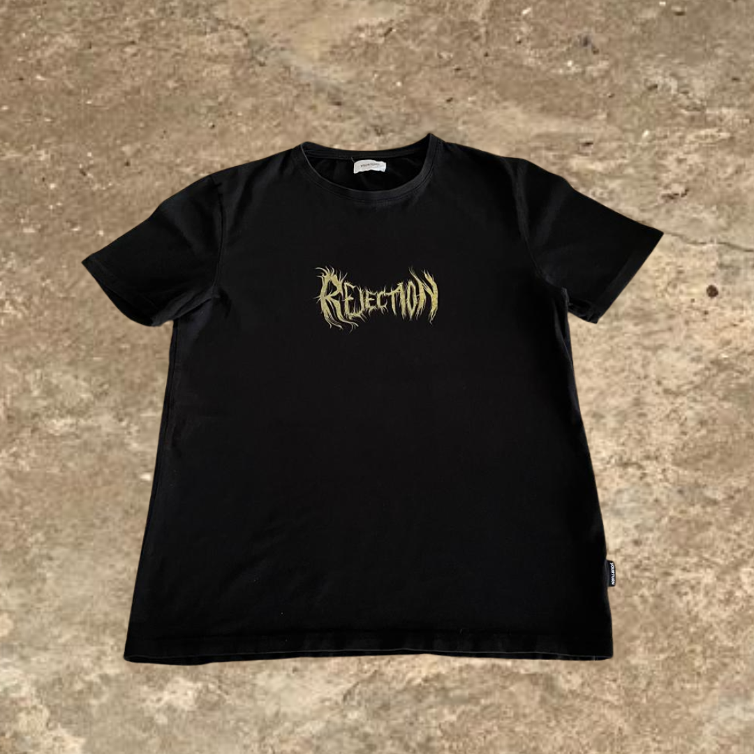 YOUETURN Unisex Black Tee