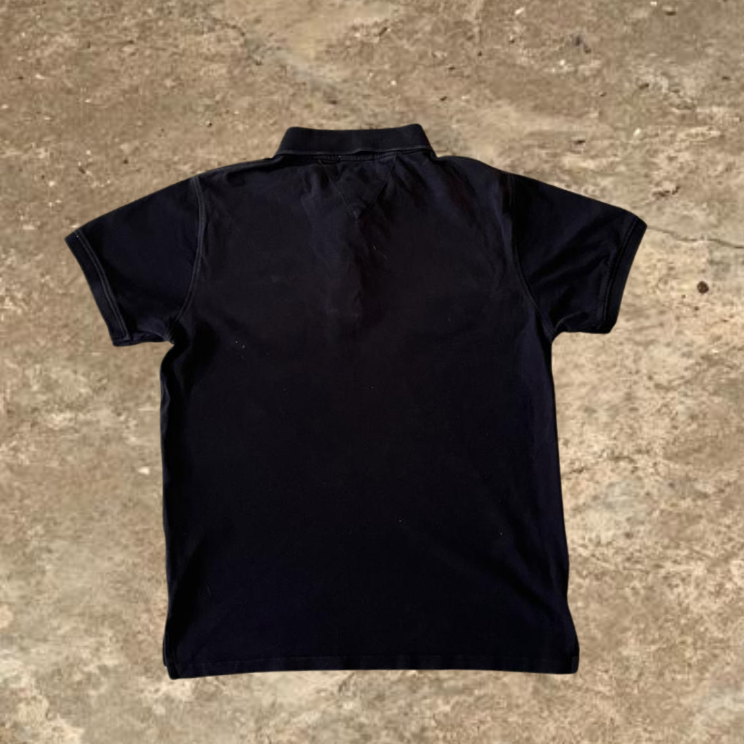Hilfiger Denim Black Polo Tee