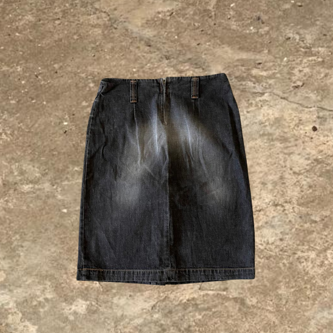 Grey Jeanswear Women's Knee Length Skirt