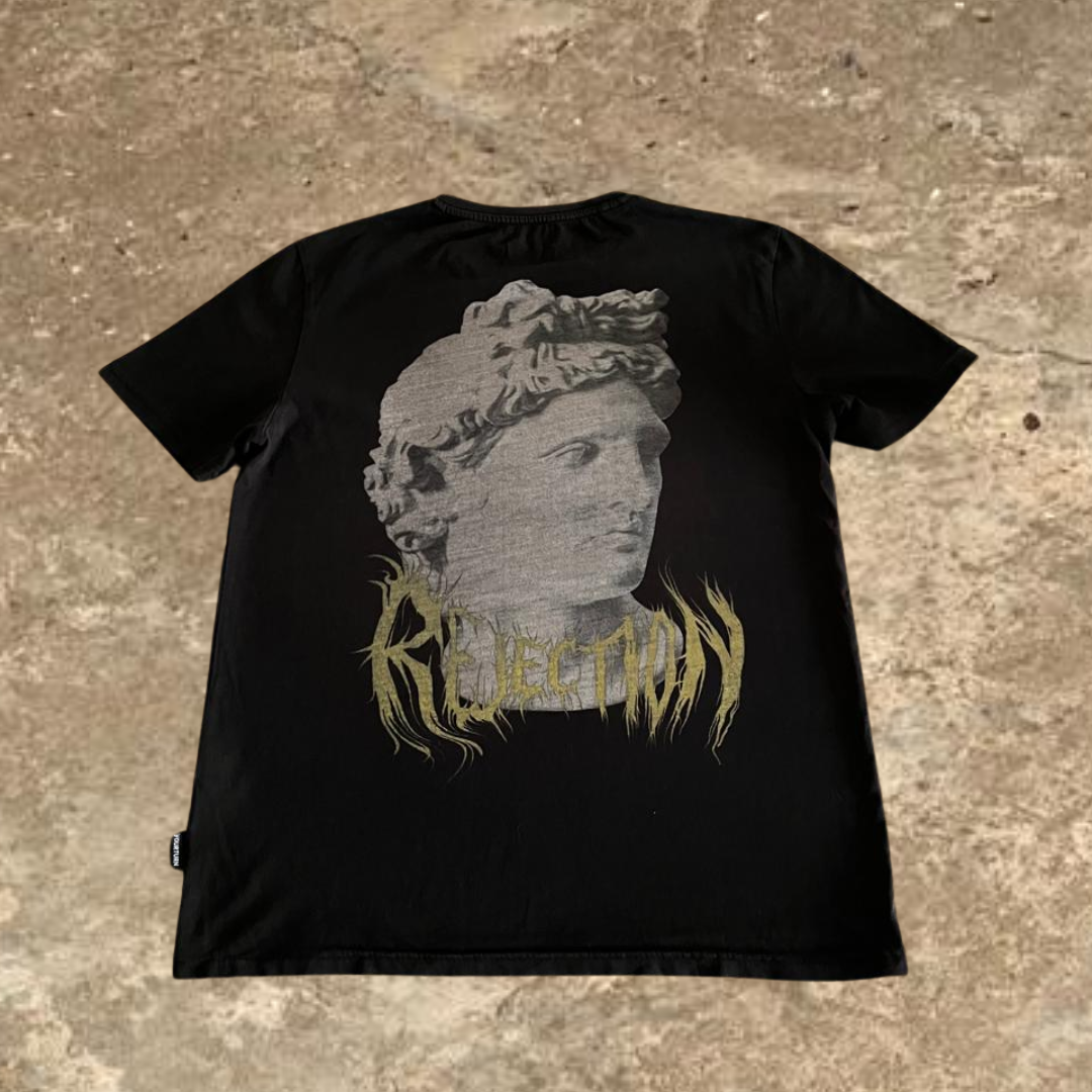 YOUETURN Unisex Black Tee
