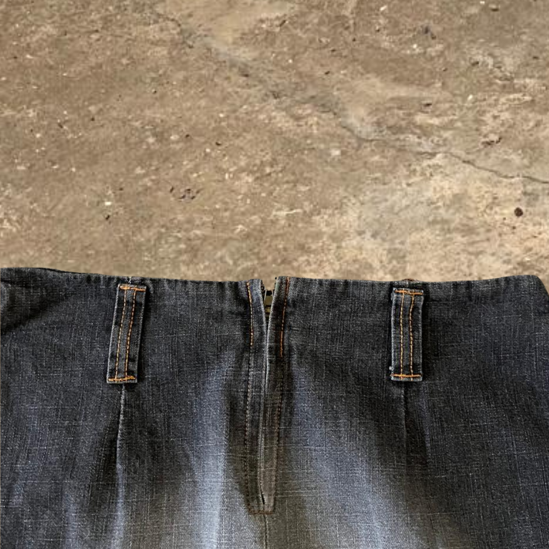 Grey Jeanswear Women's Knee Length Skirt
