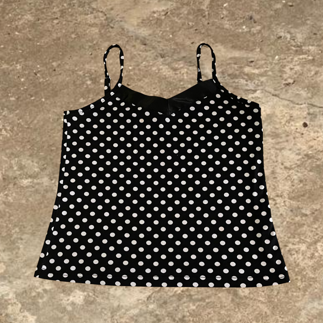 Red Tag Black And White Women's Top