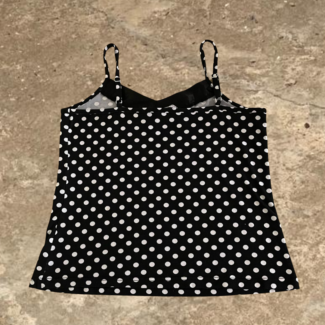Red Tag Black And White Women's Top