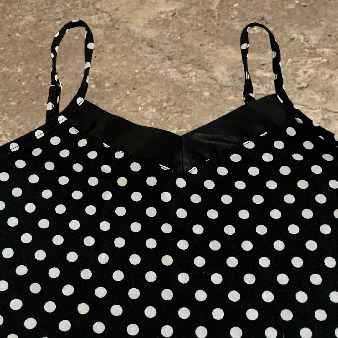 Red Tag Black And White Women's Top