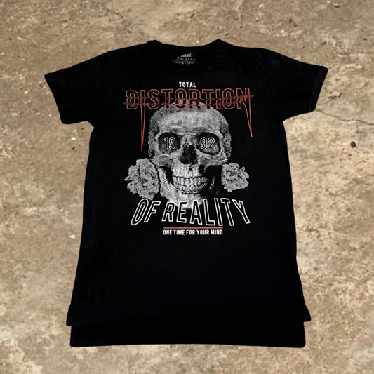 Total Distortion Of Reality Black Tee