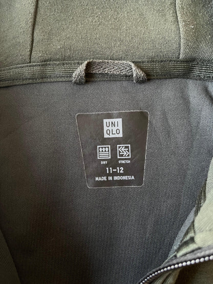 Uniqlo dark Green Zip Up Hoodie