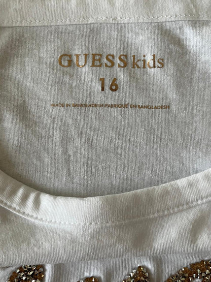 GUESS Long Sleeves Kids White Shirt
