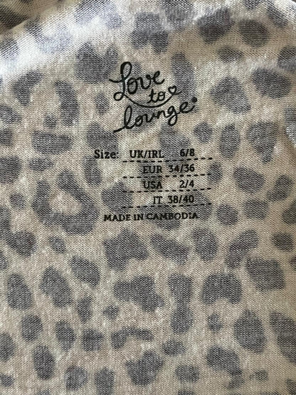 Love To Lounge Purple Leopard Print Sleeveless Top