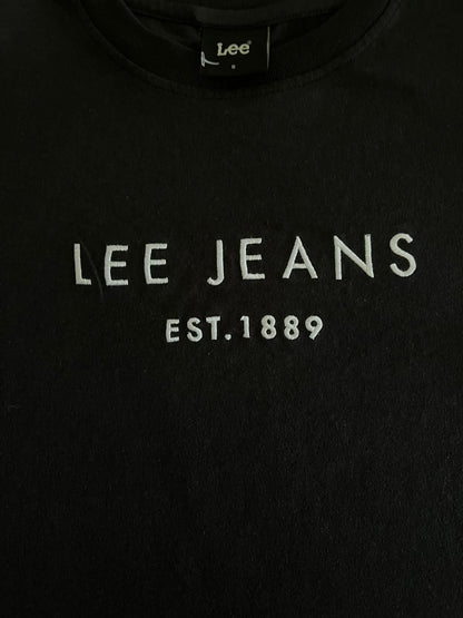 Lee Jeans EST.1889 Black Crew Neck Tee