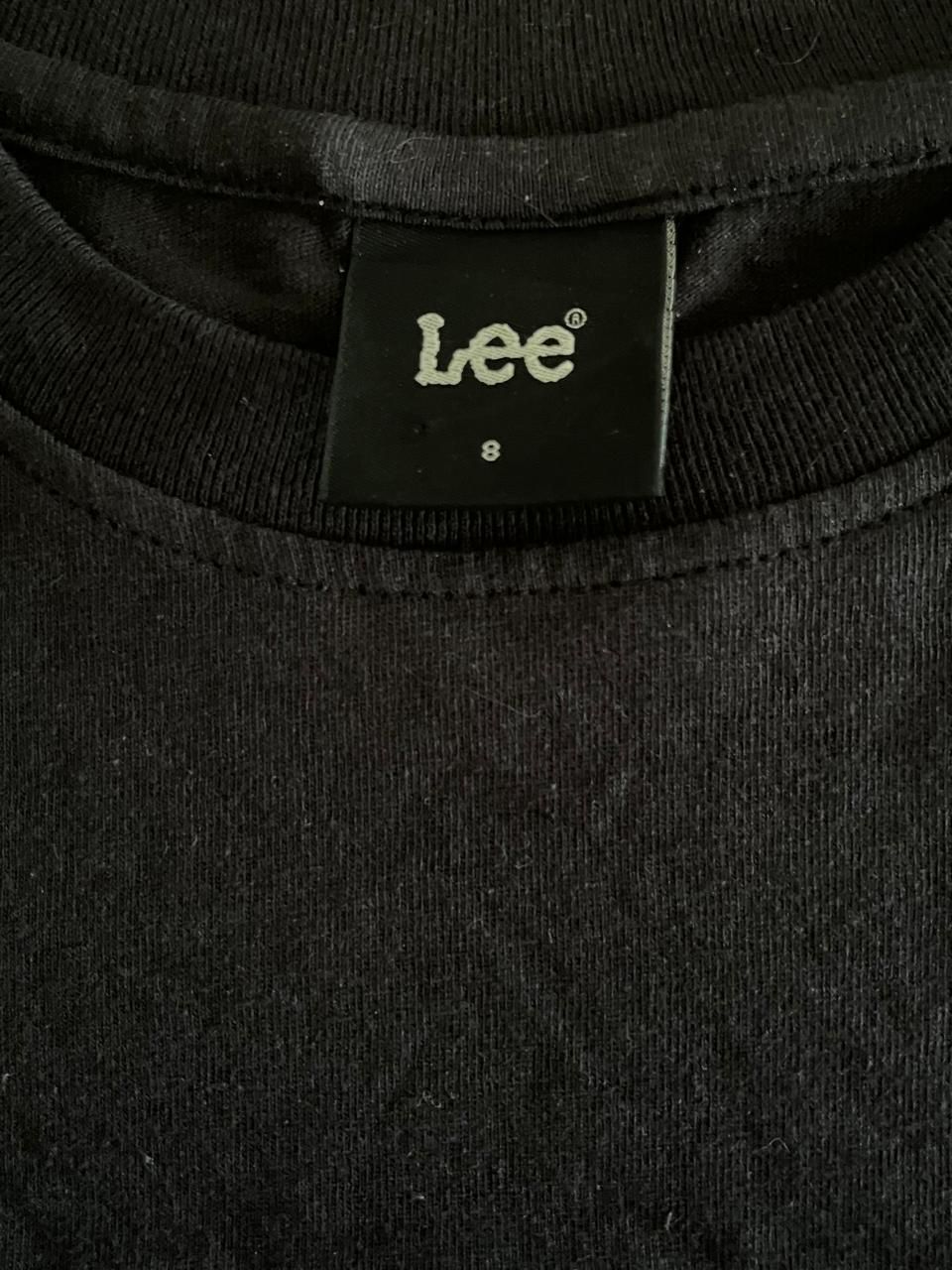 Lee Jeans EST.1889 Black Crew Neck Tee