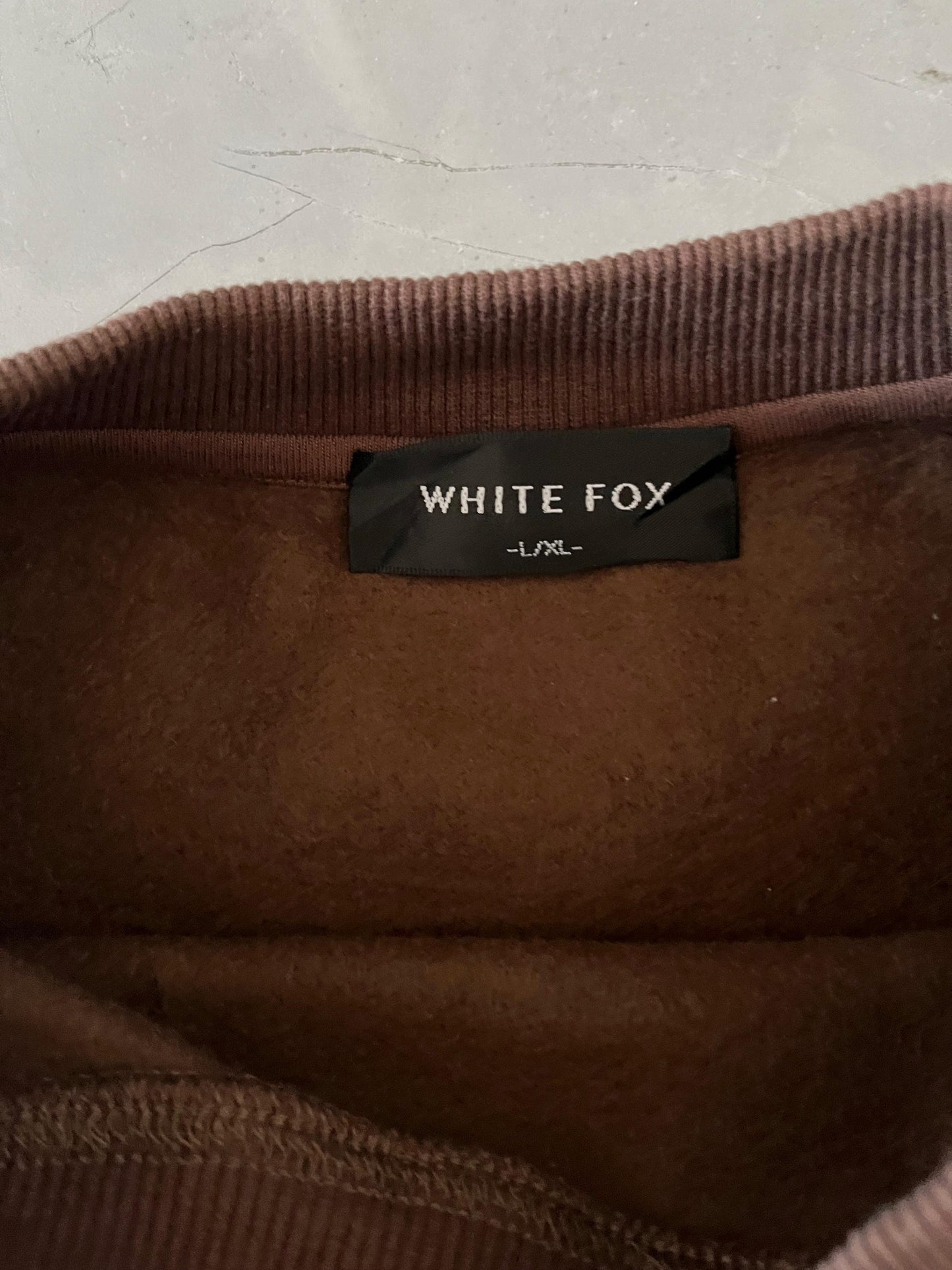 White Fox Brown Sweatshirt