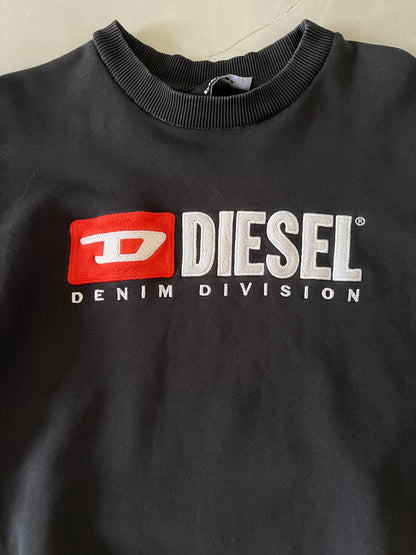 Diesel Denim Division Black Sweatshirt