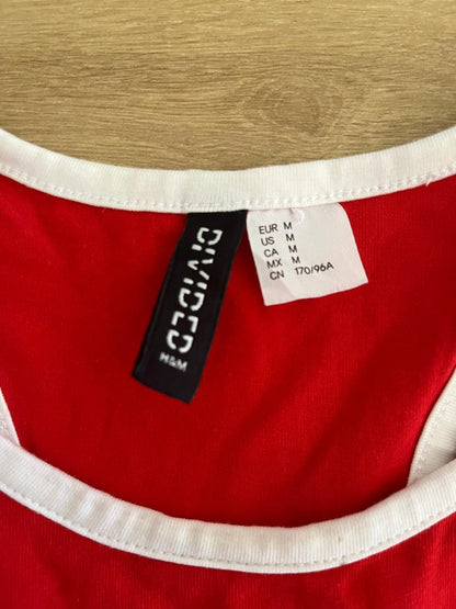 H&M Racing To The Top Women’s Red Crop Top