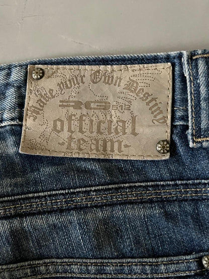 RG 512 Official Team Blue Straight Leg Jeans