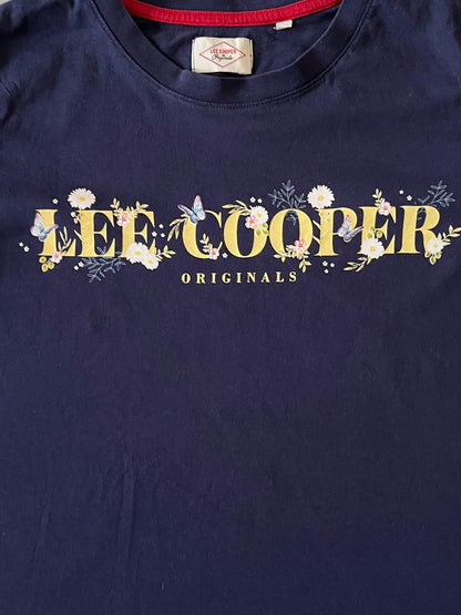 Lee Cooper Originals Dark Blue Women's Short Sleeve Tee