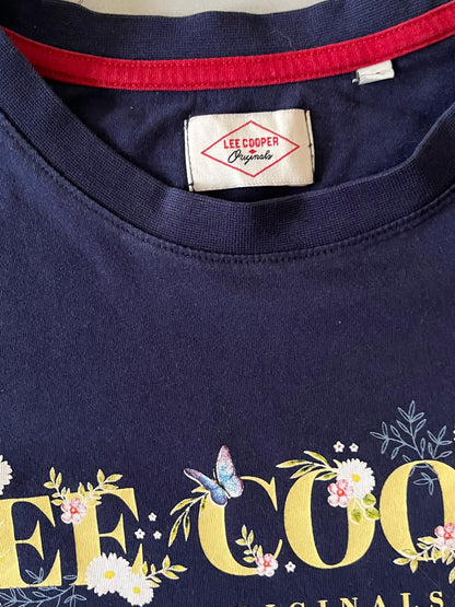 Lee Cooper Originals Dark Blue Women's Short Sleeve Tee