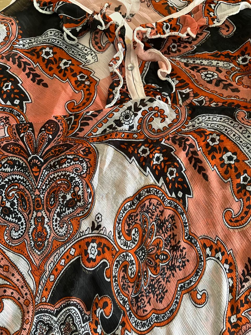 Y2K Orange Women's Sleeveless Top