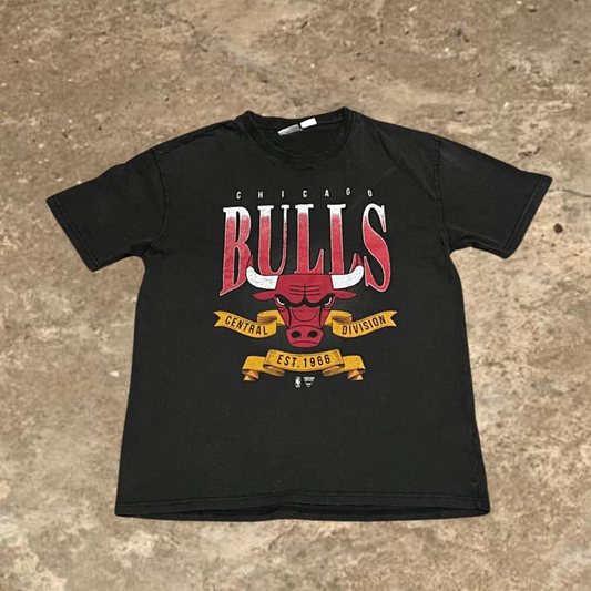NBA Chicago Bulls Central Division Dark Grey Large Tee