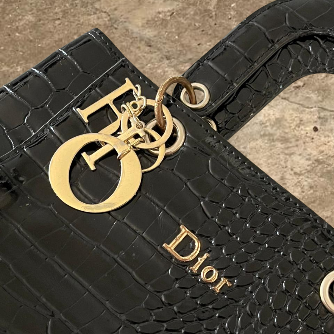 Black Dior Purse