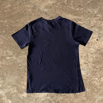 Motorcycle Don't Follow Me Dark Blue Tee