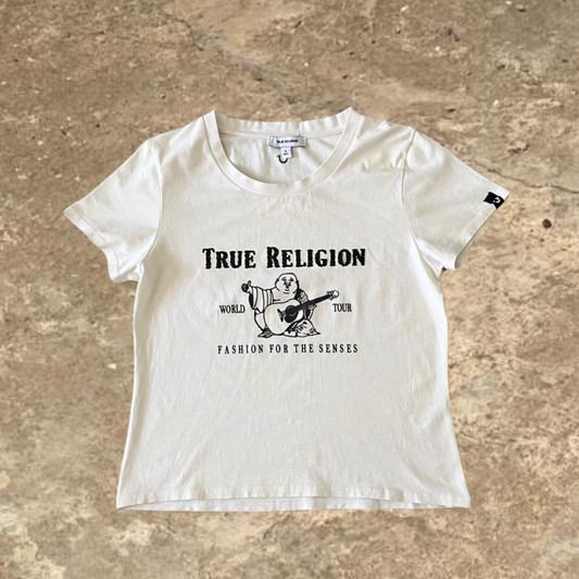 True Religion White Tee